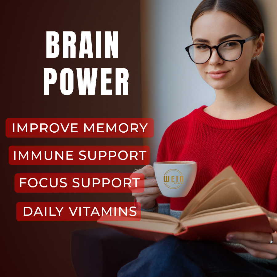 DR. BRAIN COFFEE 8 IN 1 - BOOST BRAIN POWER  - MILK COFFEE 8 IN 1